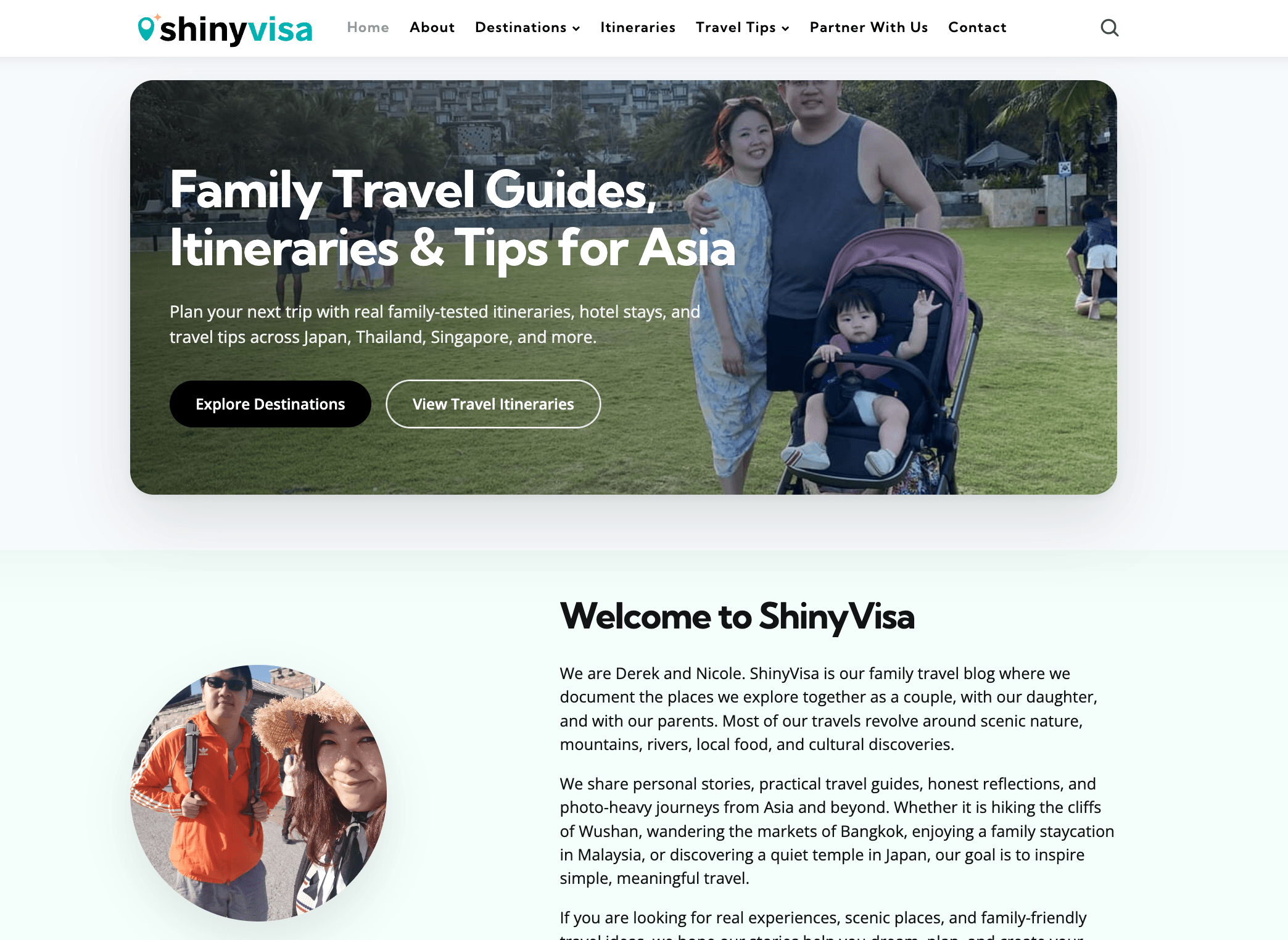 ShinyVisa family travel blog featuring destinations, guides, and travel experiences